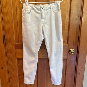 Ellen Tracy Women's White Denim Skinny Pants/Jeans, Size: 10